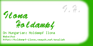 ilona holdampf business card